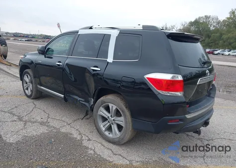 2013 Toyota Highlander Limited V6 from USA, damaged, VIN 5TDDK3EH1DS209620